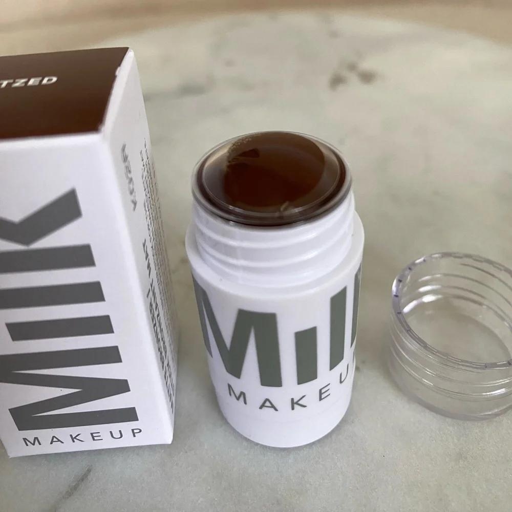 New Milk Makeup Matte Cream Bronzer Stick - Blitzed - Deep Bronze